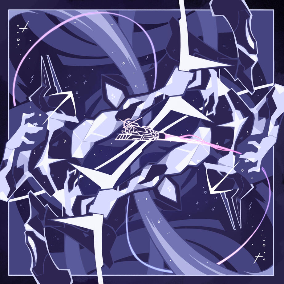 Playmat design for Star Rail Tarot expansion.「2023」